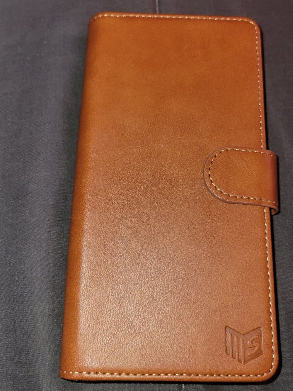 FREE leather style phone case NWT copper rusty colour